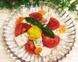トマトとお豆腐のカプリ風サラダ作り方6写真