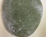 簡単よもぎ入り粒あんパン作り方1写真