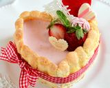 * 苺のシャルロット♡レアチーズケーキ♪作り方10写真