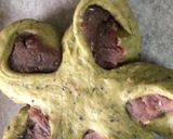 簡単よもぎ入り粒あんパン作り方9写真