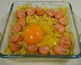 ランチに♪チョリソーと卵のカレードリア作り方3写真