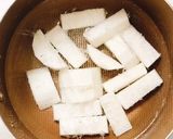山芋の天ぷら・明太子と青のり風味作り方1写真