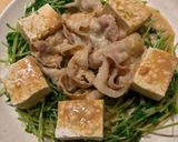 豚しゃぶ豆苗豆腐のマヨポンサラダ作り方5写真