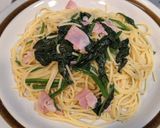 ほうれん草とベーコンの和風パスタ作り方6写真
