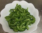 簡単☆なめこと混ぜるだけゴーヤ作り方1写真