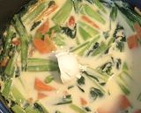 薬膳　眼精疲労に！小松菜のクリーム煮作り方7写真