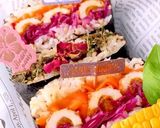 カラフルおにぎらず♪　６月弁当作り方1写真