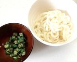 ひとりランチに！簡単スタミナ混ぜうどん作り方1写真