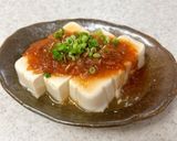 あっさり美味しい♪ごま油風味梅ダレ冷奴作り方4写真