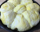 スキレットで 手捏ね 白い ちぎりパン作り方7写真