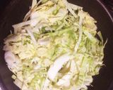 キャベツと豚肉の中華蒸し作り方1写真