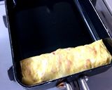 お弁当に♪カニカマとチーズの卵焼き作り方3写真