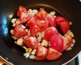 ふわとろ卵とトマトの炒め物ニンニク風味作り方5写真