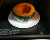 丸ごとカボチャと挽き肉のオムグラタン♪作り方5写真