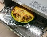 丸ごとカボチャと挽き肉のオムグラタン♪作り方15写真