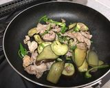夏野菜と豚肉の塩ダレ風炒め_簡単★作り方8写真