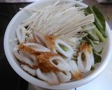 小松菜とちくわとえのきの煮浸し作り方1写真