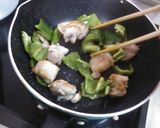 鶏とピーマンと卵のオイスターソース炒め作り方4写真