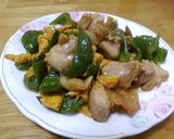鶏とピーマンと卵のオイスターソース炒め作り方6写真