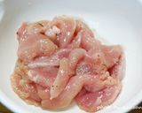 鶏むね肉とピーマンのオイスターソース炒め作り方1写真