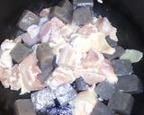 鶏肉とこんにゃくのバカタレ煮作り方2写真