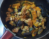 ご飯が進む豚肉となすとかぼちゃの炒め物作り方4写真