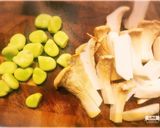 簡単☆エリンギとそら豆のバターチーズ☆作り方1写真