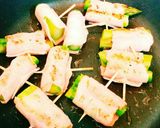 お弁当おつまみに☆アスパラのベーコン巻き作り方3写真