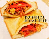 簡単☆焼きそばパン☆ポケットサンド作り方2写真