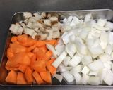 カレー味・粉豆腐の煮物作り方1写真