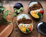 エビチリ玉のっけ丼弁当♡作り方10写真