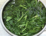 市販のごまみそで簡単♪春菊のごま和え作り方4写真