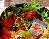 ♡ビーフンでアイスクリーム弁当　６月弁当作り方3写真