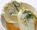 レンジで簡単♪和風✿玉葱の肉詰め✿作り方17写真