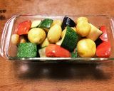 トマトと夏野菜のチーズ焼き ♪作り方5写真