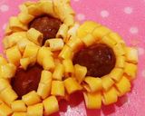 キャラ弁♡ミッフィーとヒマワリ作り方2写真