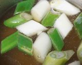 豚軟骨と白ねぎのうどん作り方5写真
