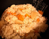 煮物リメイク　炊き込みごはん（けんちょう作り方4写真