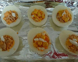 ゆで卵のマヨ焼き♪3種作り方4写真