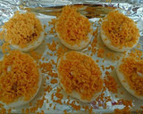 ゆで卵のマヨ焼き♪3種作り方5写真