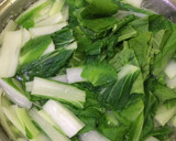 しろ菜 と厚揚げの煮物作り方3写真