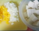 節約ヘルシー 肉なし麻婆豆腐チャーハン丼作り方1写真