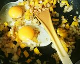 節約ヘルシー 肉なし麻婆豆腐チャーハン丼作り方3写真