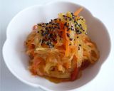 すいかの皮のきんぴら作り方4写真