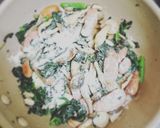 ちょっと贅沢ランチ☆和風クリームうどん作り方5写真