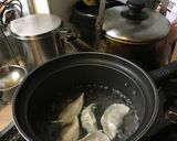 水餃子のトマトソース煮、ヨーグルト添え作り方7写真