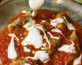 水餃子のトマトソース煮、ヨーグルト添え作り方13写真