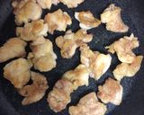 鶏肉かぼちゃズッキーニのピリ辛みそ炒め作り方5写真