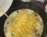 グルテンフリーコーンパスタでカルボ風作り方7写真