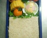 キャラ弁 てるてる坊主サンドイッチ弁当作り方1写真